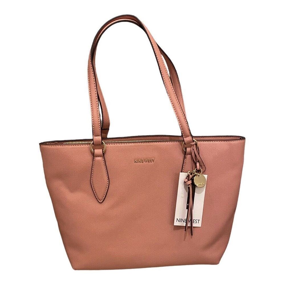 Nine West Paisley Small Tote in Terra Pink NWT
